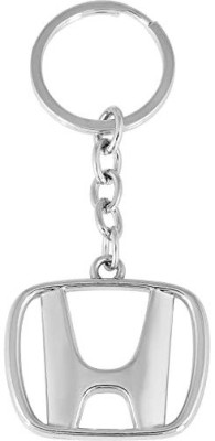 RK Basics Premium Stainless Steel Honda Logo Car Keychain Key Chain