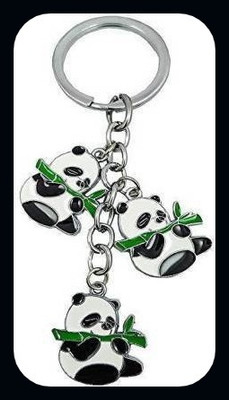 BBG BBG_Metal Cute Panda Best Quality Key Chain-A Key Chain