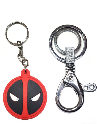 ShopTalk Dead Pool Single Side With Metal hook combo Key Chain