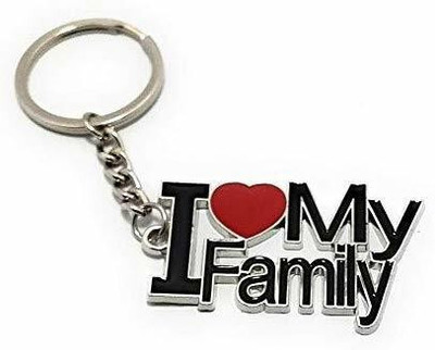 FLAMBE New keychain I LOVE MY FAMILY Keychain Key Chain