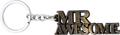 BLESSINGS Mr Awesome Metal D Key Chain