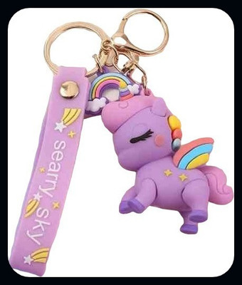 gtrp Silicone Unicorn Chain for Bag/ Door/ Scotty Ring-A Key Chain