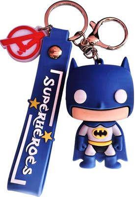 NSV Batman 3D Rubber Keychain | Superhero Keyring | Man Women Quality Keychain Key Chain