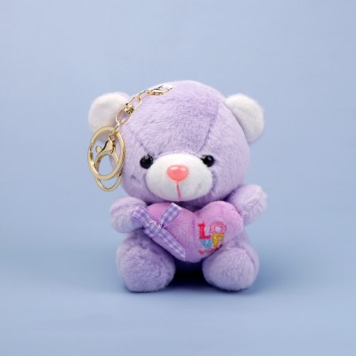 ARCHIES Mini Purple Bear Pulshie Keychain Key Chain