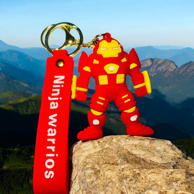 SSAppliances IRON MAN 3D CHARACTER KEY CHAIN IN SILICON | BEST GIFT ITEMS | Key Chain