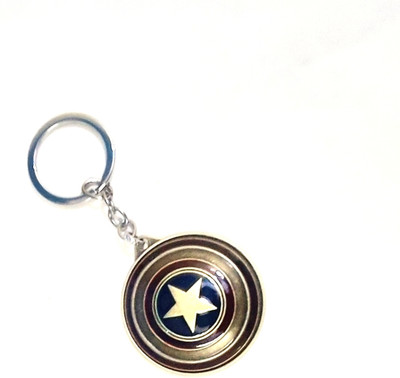 JAINSON MARTIN Captain America rotating keychain Key Chain