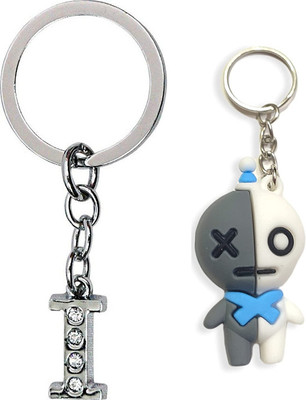 Newview VAN BTS Army Characters 3D Rubber Keychain and Keyring Key Chain