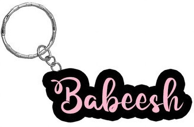 SY Gifts BPK Babeesh Name Keychain Key Chain