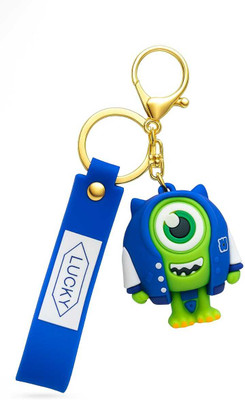 hebulls 3D astronaut Cartoon Silicon Rubber Keychain. Astronout Cartoon Key Chain