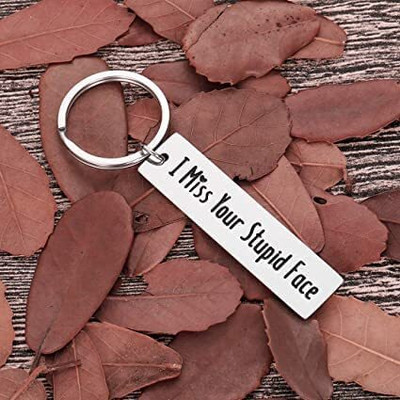 MOHIT CRAFT Long Distance Relationship Friendship Gifts for him her Keychain Boyfriend Key Chain