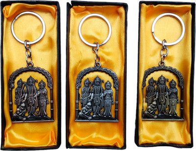JNV Combo Of Ram Darbar Metal Keychain - Make Your Keys Unique and Stylish with This Key Chain