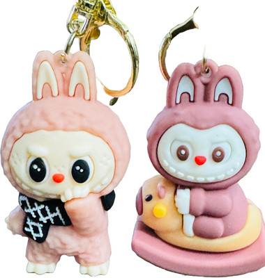 Vicorp Labubu Character Keychain | Kids Toy Keyring for Girls Boys School Bag Key Chain