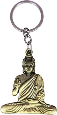 PEARLISH Buddha Premium Quality Keychain (Golden) Key Chain