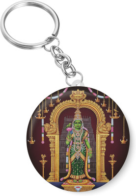 PEACOCKRIDE Madurai Meenakshi Amman I Meenakshi I Spiritual I Key Chain