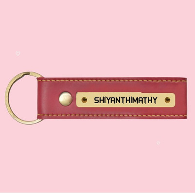 SY Gifts Wred Shiyanthimathy Vegan Leater keychain Key Chain