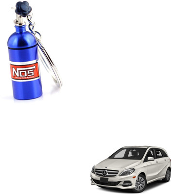 SEMAPHORE NOS Bottle Keychain Pill Box Storage Key Ring Blue for Mercedes Benz B-Class Key Chain