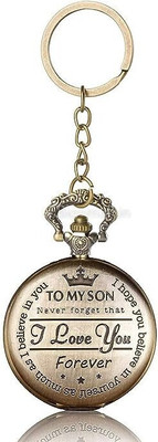 gtrp To My Son Premium Pocket Watch Metal Retro Vintage for Gifting-New1120 Key Chain