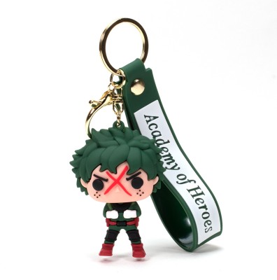 Daiyamondo Embrace Explosive Power with Academy Of Heroes Izuku Midoriya 3D Keychain Anime Key Chain