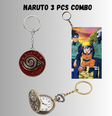 Hariyaali Enterprises LLP Naruto NARUTO WITH KAKASHI AND IRUKA FUN Unique Style 3 pcs Combo Key Chain