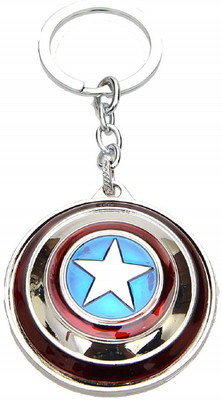 BBG NEW_Captain America Shield Keyring (Multi) Key Chain