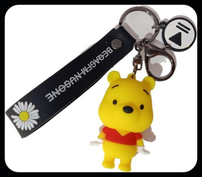 gtrp Trendy-POOH -3D Keychains Cartoon Characters Keychains Key Chain