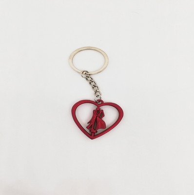 Blue Aura Romantic Couple High Quality Metal Key Chain