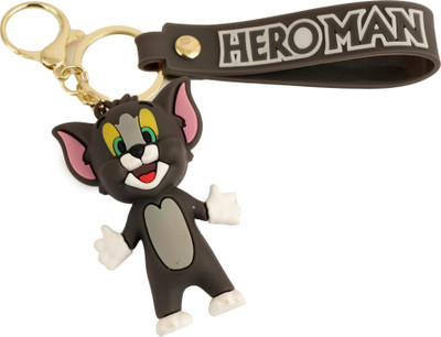 WINKEY Tom Jerry Premium 3D Silicone Durable Keychain (Pack Of 1) Key Chain
