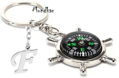 Mundkar Compass Alphabet-F Key Chain