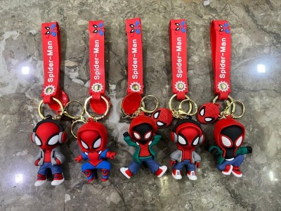 MalikaStore Spider-Man 3D Silicone Keychain Key Chain Ring Pendant Game New Key Chain