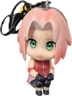 Funfob Anime Keychain With Hook For Bike Car & Collectible for Anime Fans | sasura Key Chain