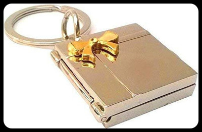 Meeko.com Book-Shape Double Photo Frame-jj168 Key Chain