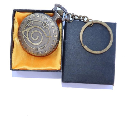 n v p Premium Metal Naruto Vintage Pocket Analog Watch Key chain & Key Ring Key Chain