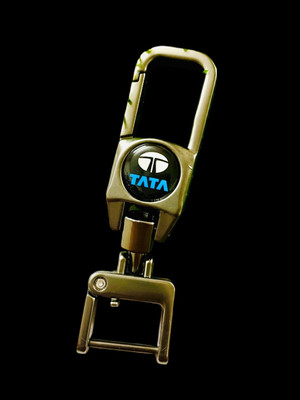 gtrp Metal Keychain Side Logo Keychain Premium and Stylish Design | Black Color 62 Key Chain