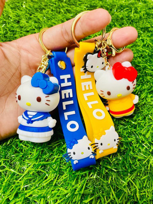 GKM Hello Kitty best quality latest 3D combo set keychain for girls Key Chain