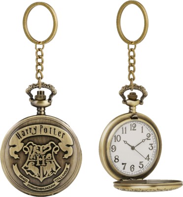 Tiny Tim Harrypotter Vintage Pocket-Watch Antique GandhiStyle Metallic Keychain Best Gift Harry Potter Pocket Watch Keychain Bronze Metal Pocket Watch Chain