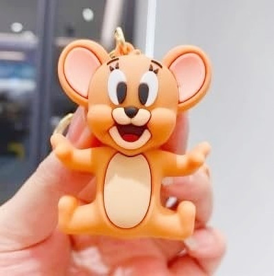 CRAZYGOL Tom and Jerry keychain 2.7inch Cartoon character keychain Key Chain