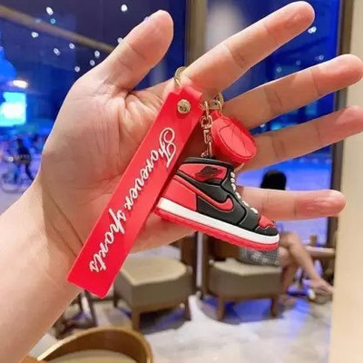 DOKCHAN 3D Fairytale Rainbow Shoes Keychain red Design (Pack of 1) Key Chain Key Chain