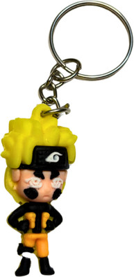 Weeb Corner Naruto Uzumaki PVC Anime Keychain – Kurama Mode Style Key Chain