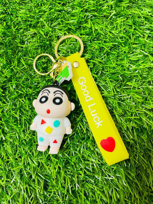 GKM Spotted Theme Design Cute Shinchan 3D premium quality keychain Key Chain