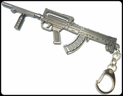 gtrp Top_PUBG Game Miniature Metal Bolt-Action Sniper Rifle Keychain Key Ring Key Chain