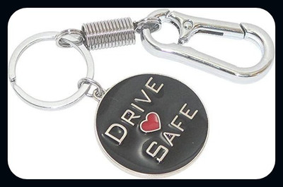 Meeko.com Hook with Drive Safe Key Ring for Men and Women Multi Color Key Chain-A Key Chain