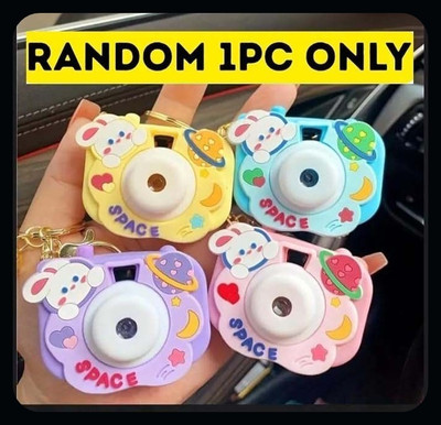 Meeko.com Cute Pocket camera keychain with light projector_jj11 Key Chain