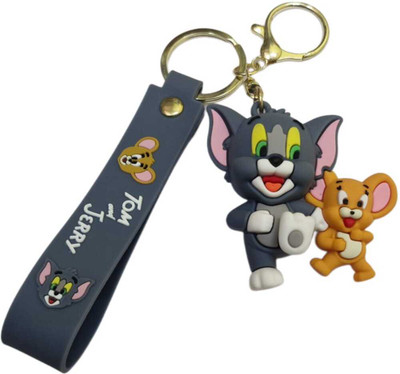 Deosons enterprises Tom & Jerry 3D Key Chain for Your Stylish Rings of Bike & Car Key Chain