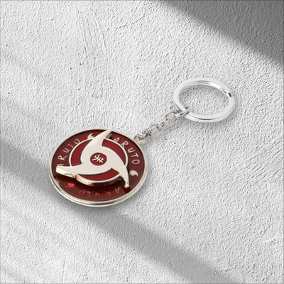 snuzebaby Naruto Spinner Keychain Red pack of 1 Key Chain
