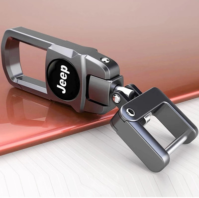 NIVIZEN New Jeep Heavy Duty Metal Keychain Compatible with Car,Key Ring,compass wrangler Key Chain