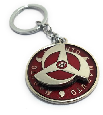 High Choice Naruto Anime Design Rotating Spinning Metal Key Chain