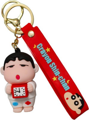 MMHP New 3D Crayon Shin Chan keychain with silicone strap. Key Chain