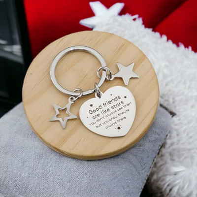 Shiv Jagdamba Good Friends Are Like A Stars Friend Keychain Friend Gift KeyShiv34 Key Chain