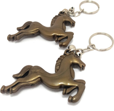 Key Era Set Of 2 Horse Running Abs Key Chain