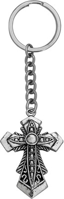 M Men Style Biker jewellery Lord Jesus Crusifix Cross Skey2022275 Key Chain